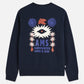 Dark Slate Gray סווטשירט לגברים Front And Back Artwork SCOTCH & SODA