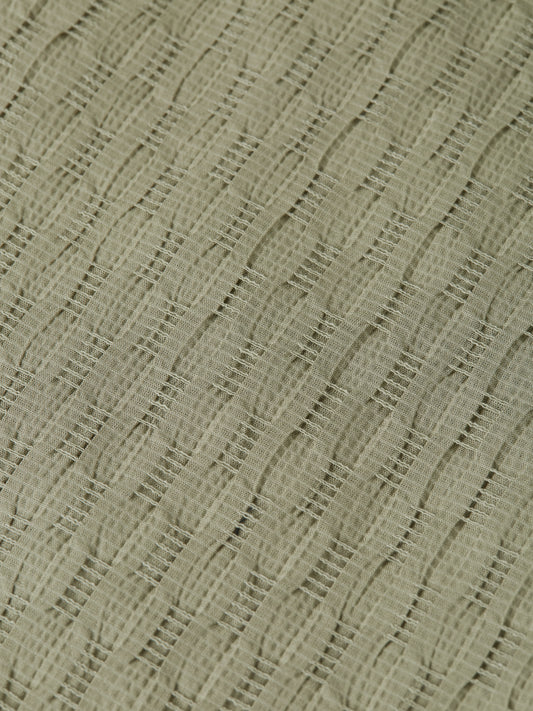 Dark Sea Green שורטס ברמודה לגברים Jacquard Seersucker SCOTCH & SODA