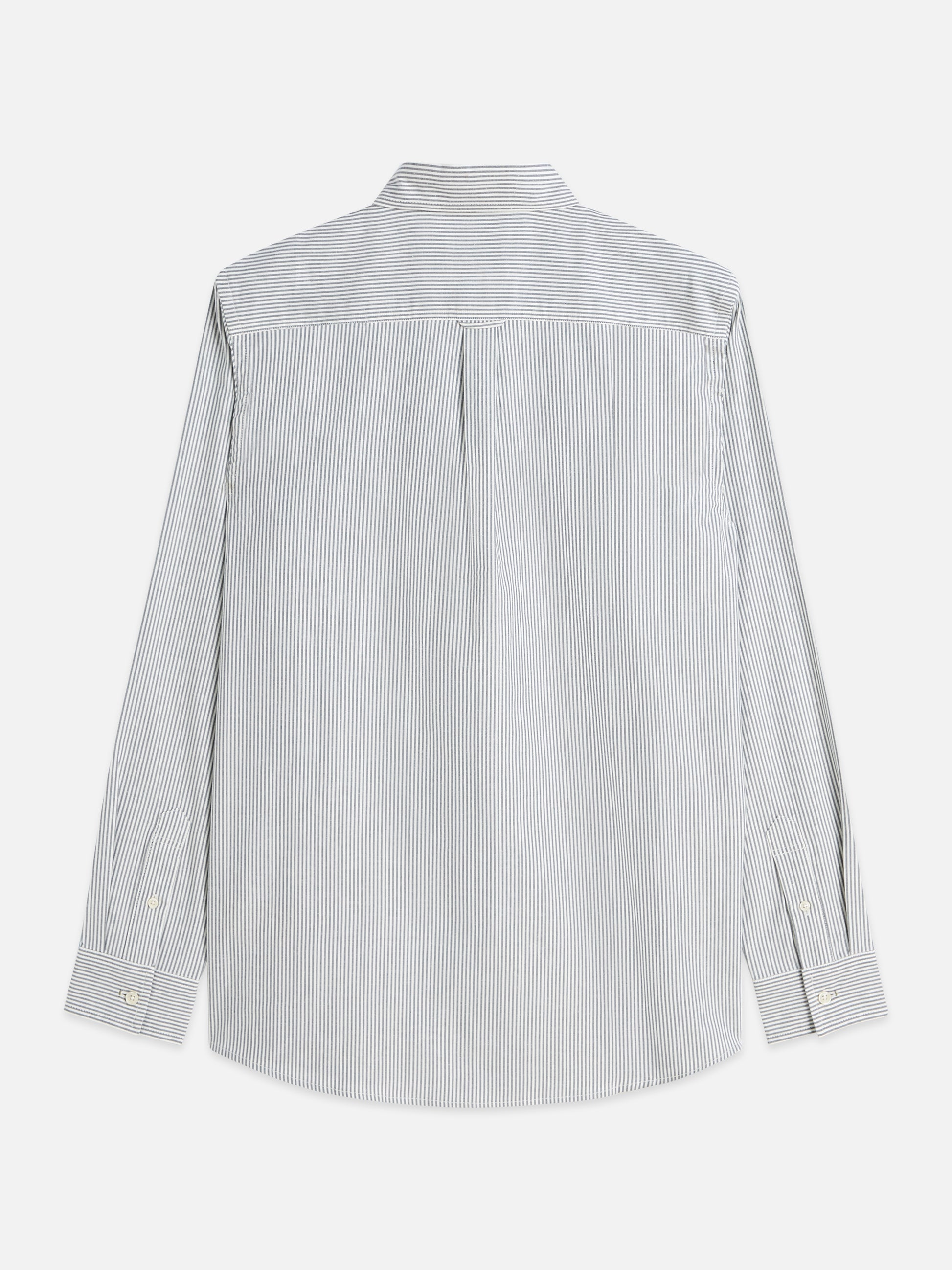 Gray חולצה מכופתרת אוקספורד לגברים Seasonal Core Striped SCOTCH & SODA