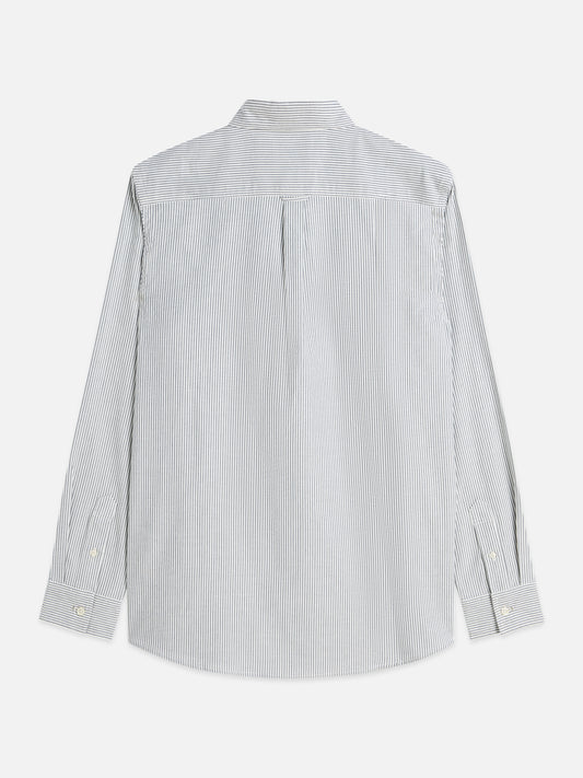 Gray חולצה מכופתרת אוקספורד לגברים Seasonal Core Striped SCOTCH & SODA