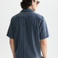 Lavender חולצה מכופתרת קצרה לגברים Textured Relaxed SCOTCH & SODA