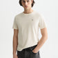 White Smoke טי שירט קצרה לגברים Seasonal Core Chest Logo SCOTCH & SODA