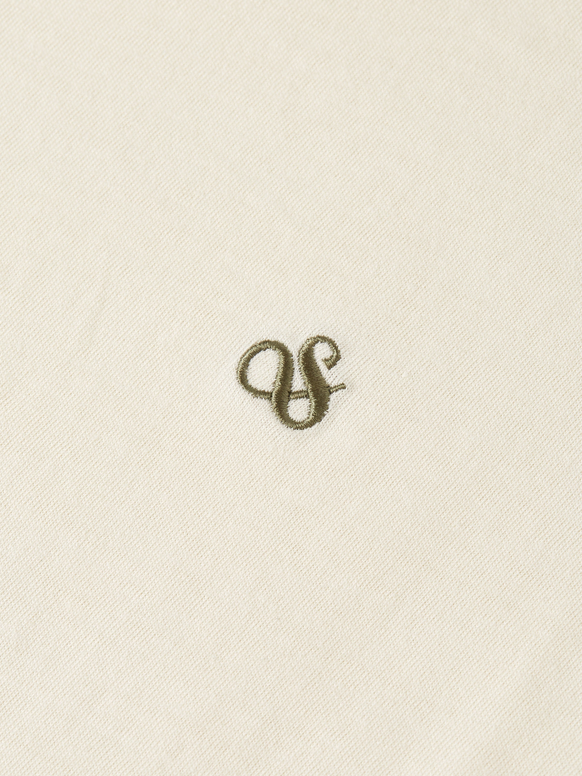 Antique White טי שירט קצרה לגברים Seasonal Core Chest Logo SCOTCH & SODA