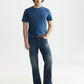 White Smoke טי שירט קצרה לגברים Seasonal Core Chest Logo SCOTCH & SODA