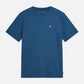 Dark Slate Blue טי שירט קצרה לגברים Seasonal Core Chest Logo SCOTCH & SODA