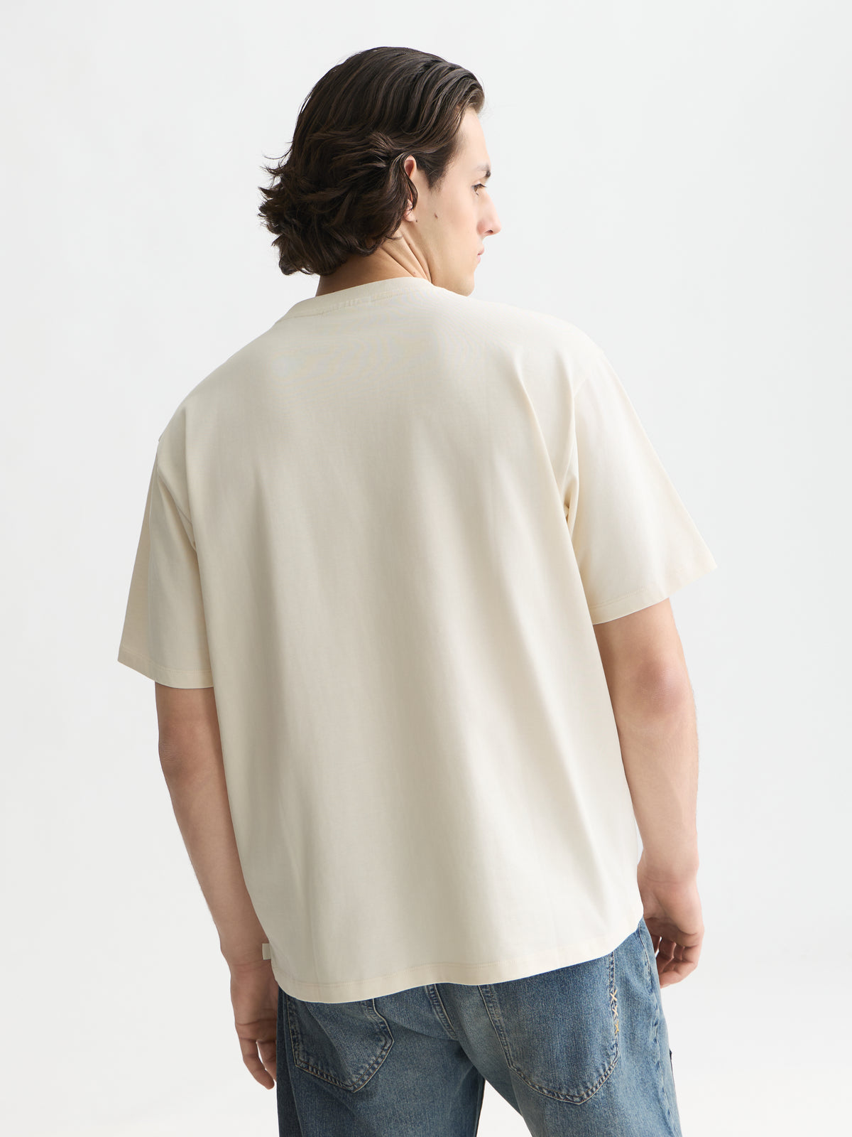 Lavender טי שירט קצרה לגברים Seasonal Core 3 Crosses SCOTCH & SODA