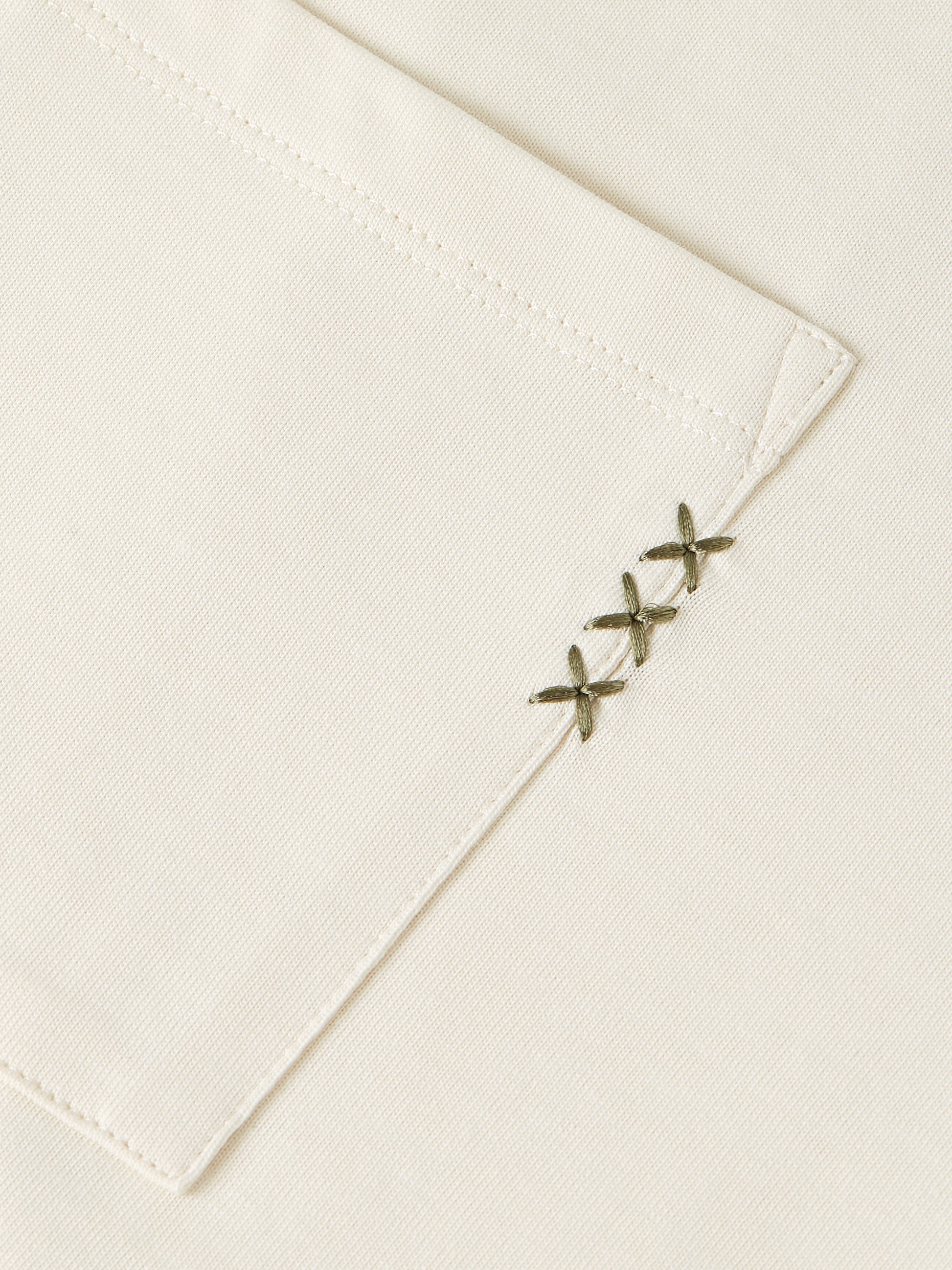 Antique White טי שירט קצרה לגברים Seasonal Core 3 Crosses SCOTCH & SODA