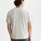 Lavender טי שירט קצרה לגברים Seasonal Core Raw-Edged SCOTCH & SODA