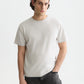 Lavender טי שירט קצרה לגברים Seasonal Core Raw-Edged SCOTCH & SODA