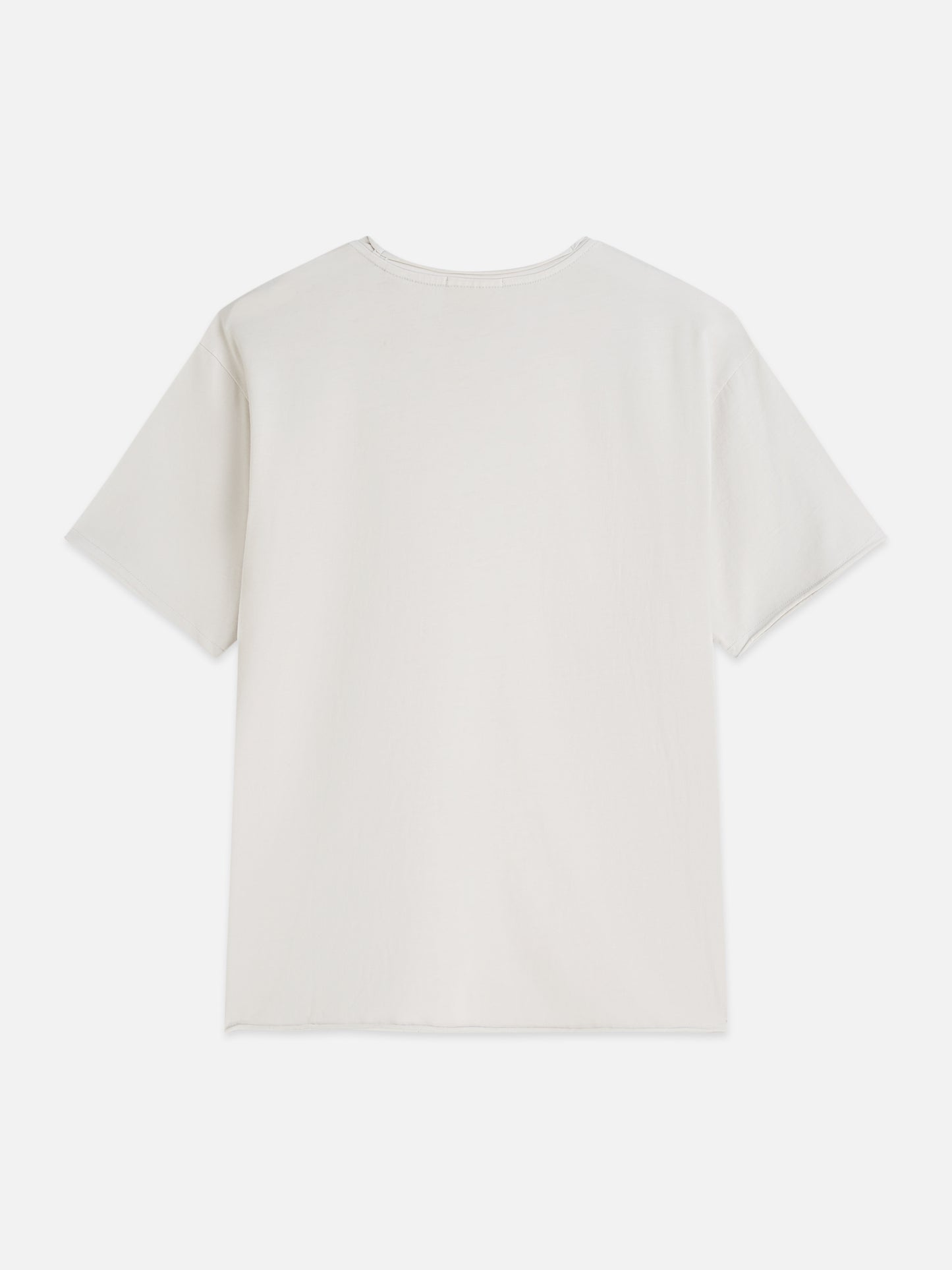 Antique White טי שירט קצרה לגברים Seasonal Core Raw-Edged SCOTCH & SODA