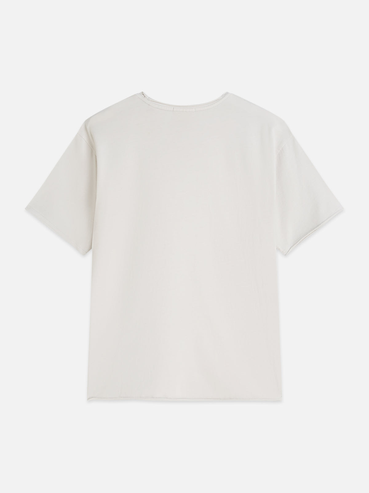 Antique White טי שירט קצרה לגברים Seasonal Core Raw-Edged SCOTCH & SODA