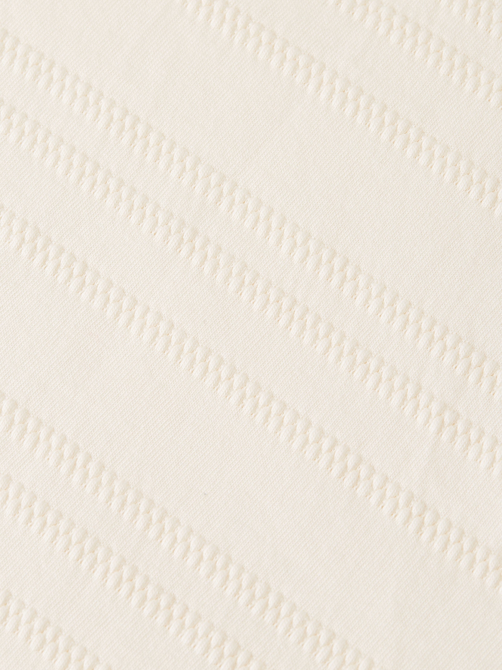 Antique White טי שירט קצרה לגברים Textured Jacquard SCOTCH & SODA