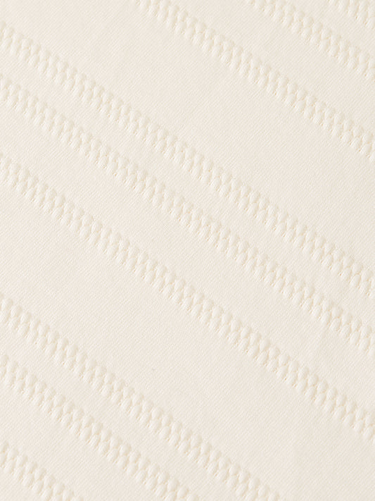 Antique White טי שירט קצרה לגברים Textured Jacquard SCOTCH & SODA