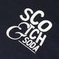 Black טי שירט קצרה לגברים Left Chest Artwork SCOTCH & SODA