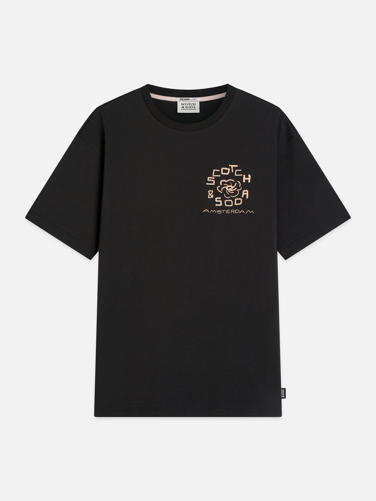 Dark Slate Gray טי שירט קצרה לגברים Front And Back Artwork SCOTCH & SODA