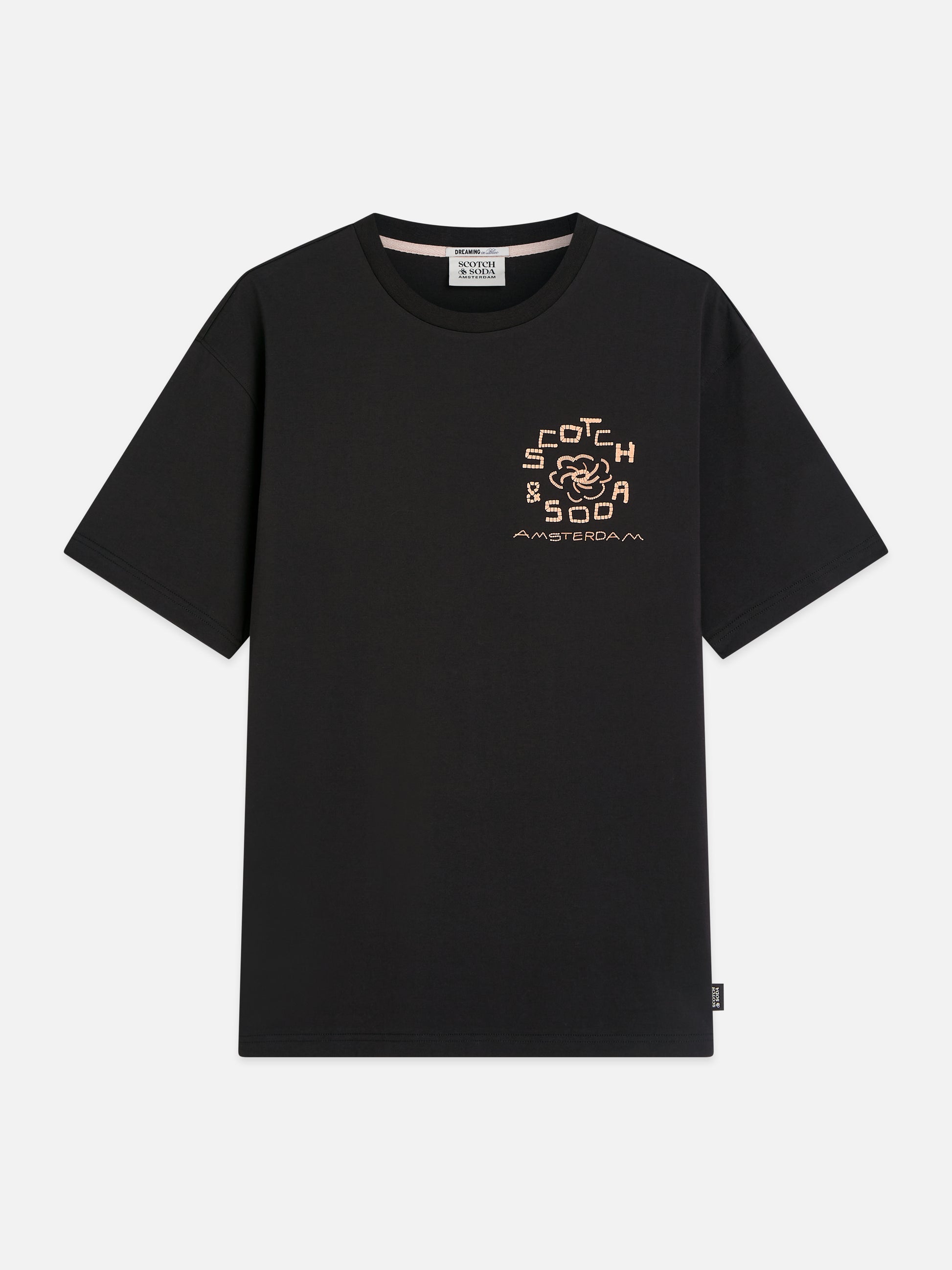 Dark Slate Gray טי שירט קצרה לגברים Front And Back Artwork SCOTCH & SODA