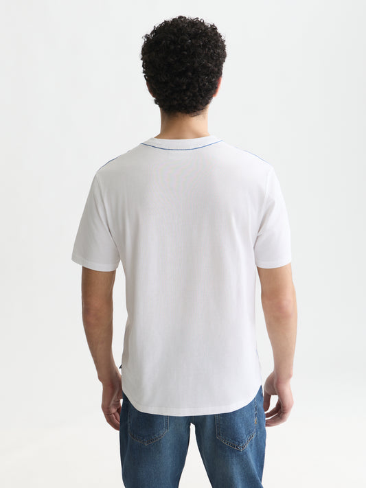 Lavender טי שירט קצרה לגברים Front Artwork SCOTCH & SODA