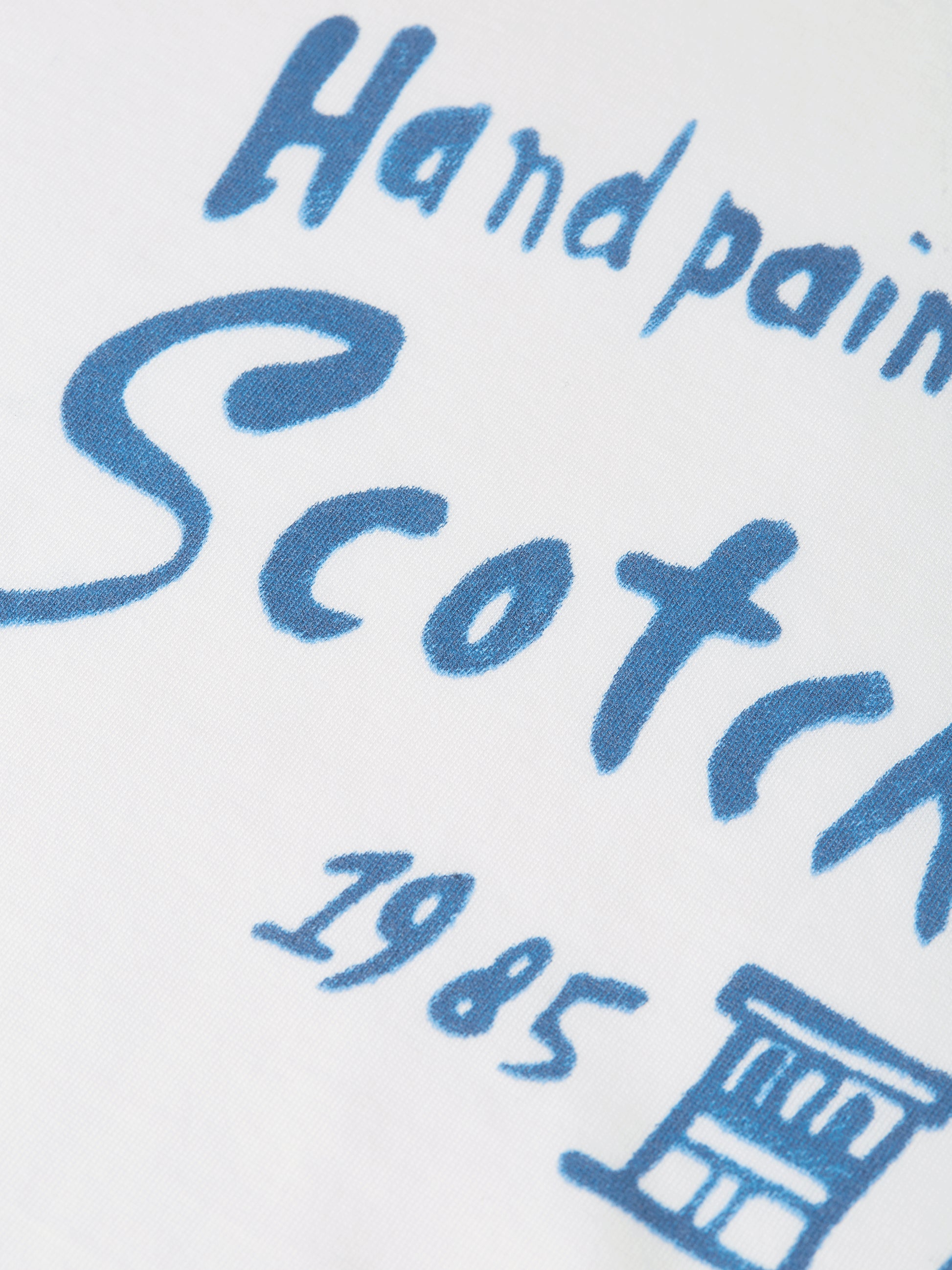 Lavender טי שירט קצרה לגברים Front Artwork SCOTCH & SODA