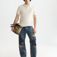 Lavender חולצת פולו לגברים Seasonal Core Pique Chest Logo SCOTCH & SODA