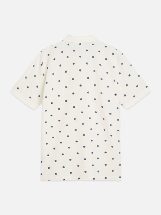 Lavender חולצת פולו לגברים Micro-Printed SCOTCH & SODA