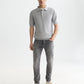 White Smoke חולצת פולו לגברים Seasonal Core Structured Knitted SCOTCH & SODA