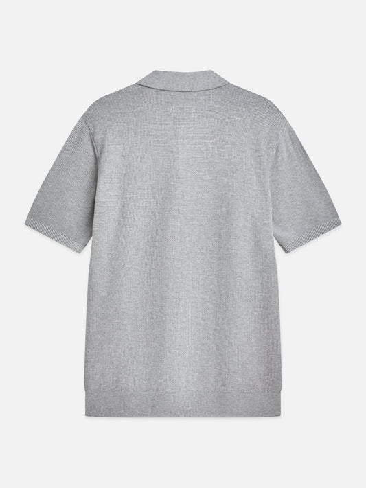 Gray חולצת פולו לגברים Seasonal Core Structured Knitted SCOTCH & SODA