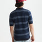 White Smoke חולצת פולו לגברים Striped Structured Knitted SCOTCH & SODA
