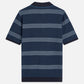White Smoke חולצת פולו לגברים Striped Structured Knitted SCOTCH & SODA