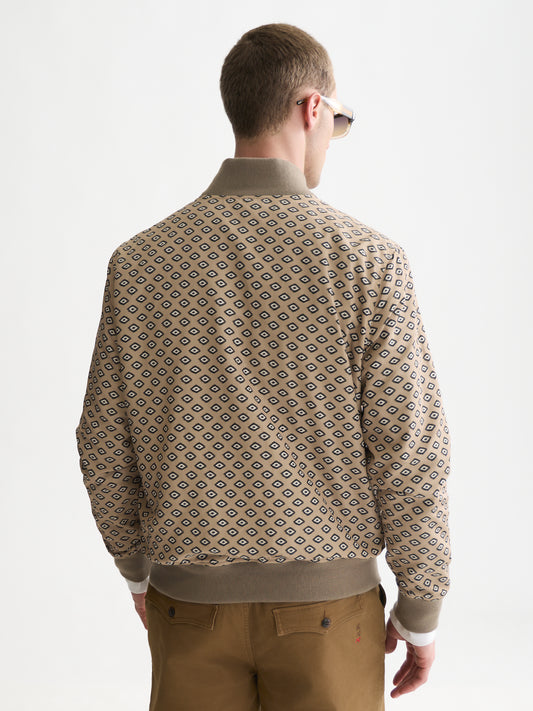 White Smoke ג'קט דו צדדי לגברים Reversible Bomber SCOTCH & SODA
