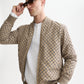 White Smoke ג'קט דו צדדי לגברים Reversible Bomber SCOTCH & SODA