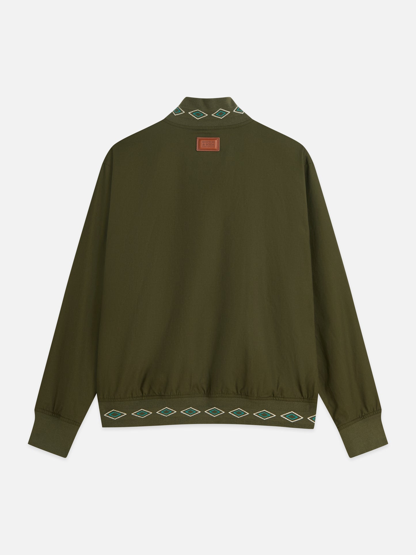 White Smoke ג'קט דו צדדי לגברים Reversible Bomber SCOTCH & SODA