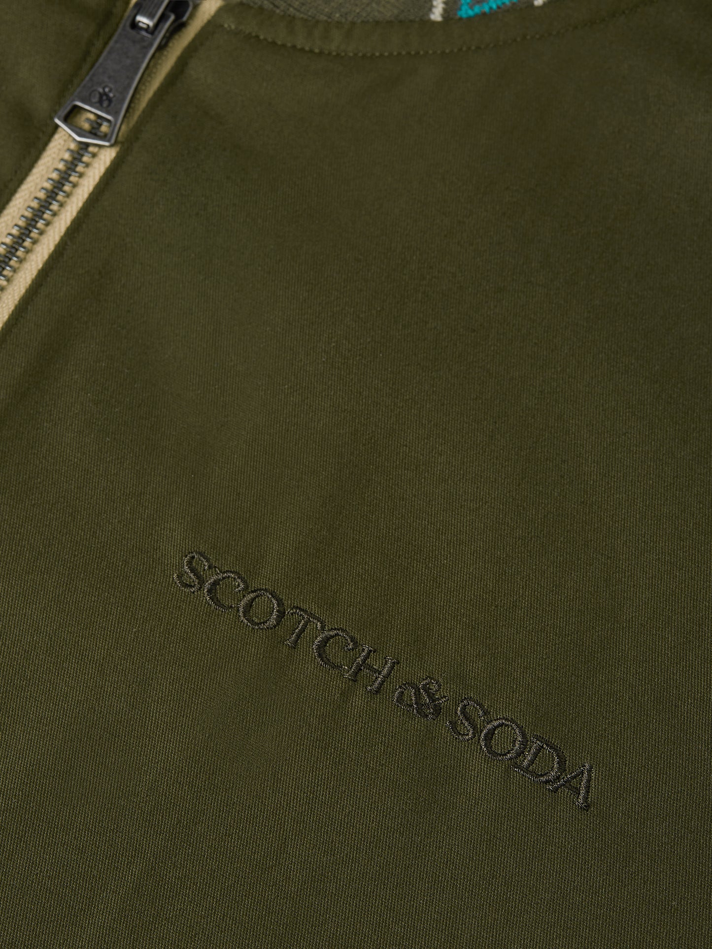 Dark Slate Gray ג'קט דו צדדי לגברים Reversible Bomber SCOTCH & SODA