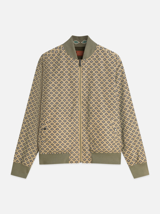 White Smoke ג'קט דו צדדי לגברים Reversible Bomber SCOTCH & SODA