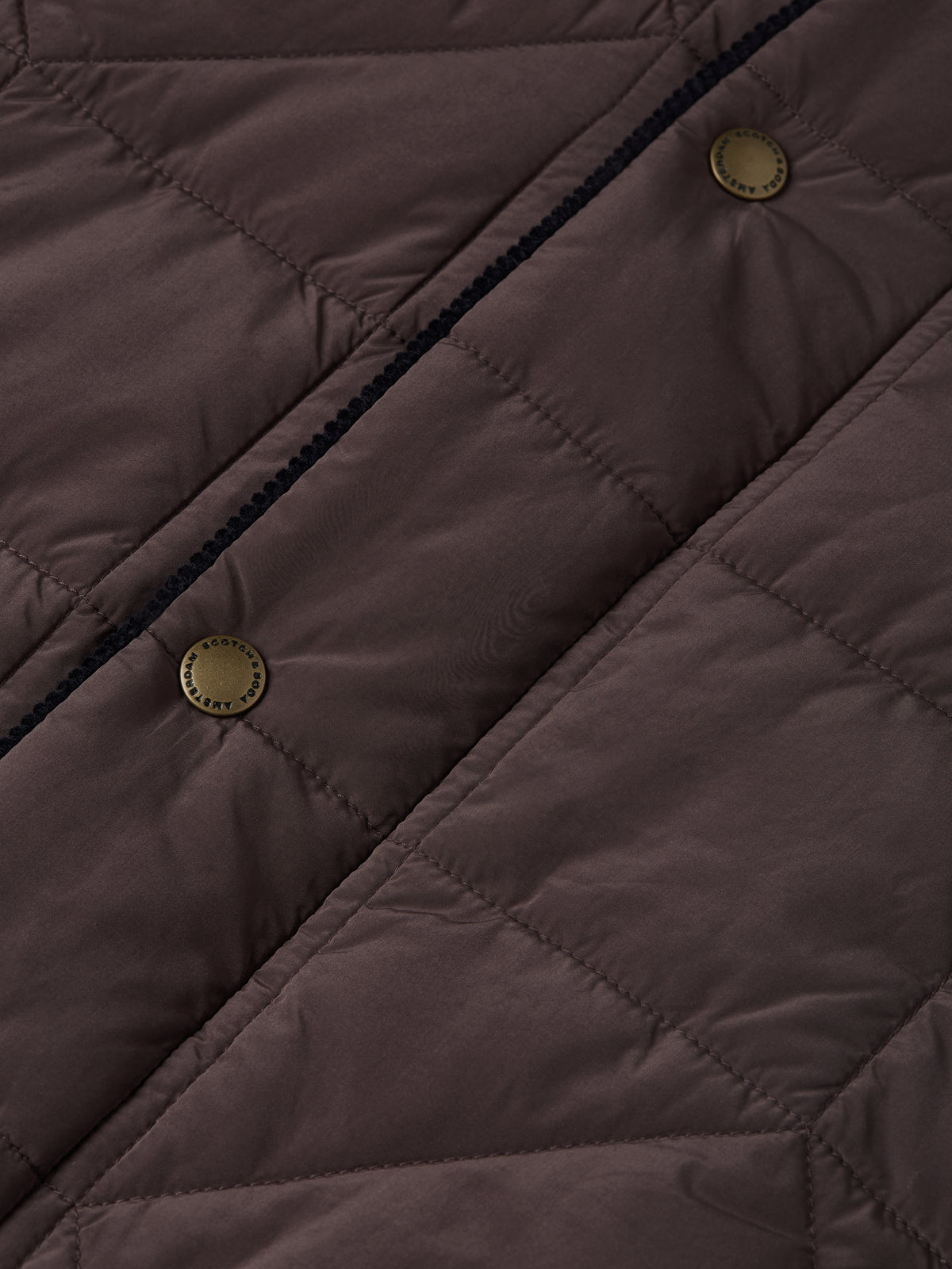 Dark Slate Gray ג'קט מרופד לגברים Quilted Geo SCOTCH & SODA
