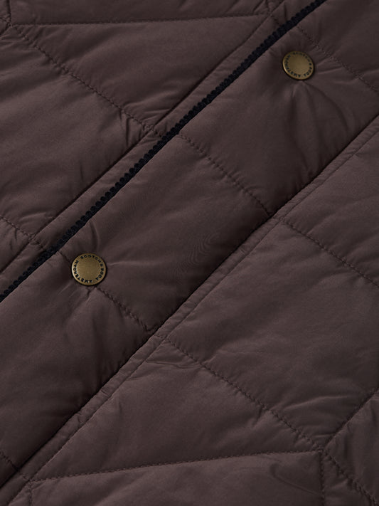 Dark Slate Gray ג'קט מרופד לגברים Quilted Geo SCOTCH & SODA