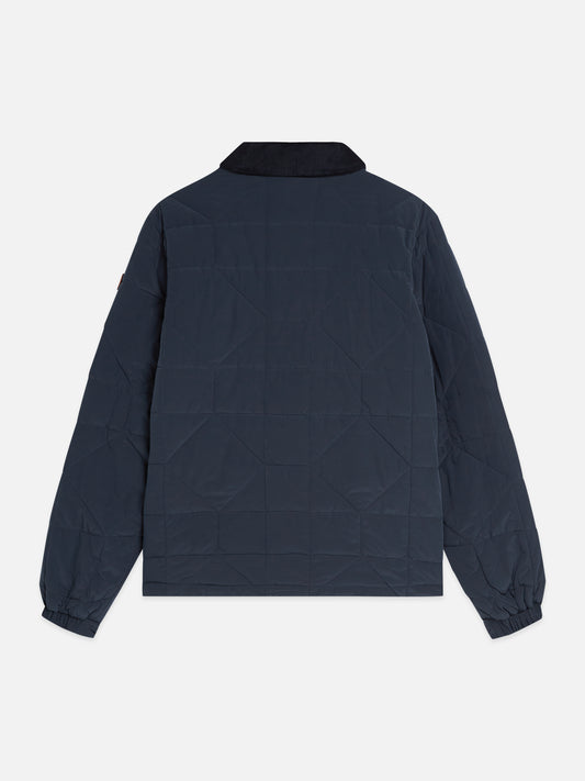 Dark Slate Gray ג'קט מרופד לגברים Quilted Geo SCOTCH & SODA