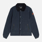 Dark Slate Gray ג'קט מרופד לגברים Quilted Geo SCOTCH & SODA