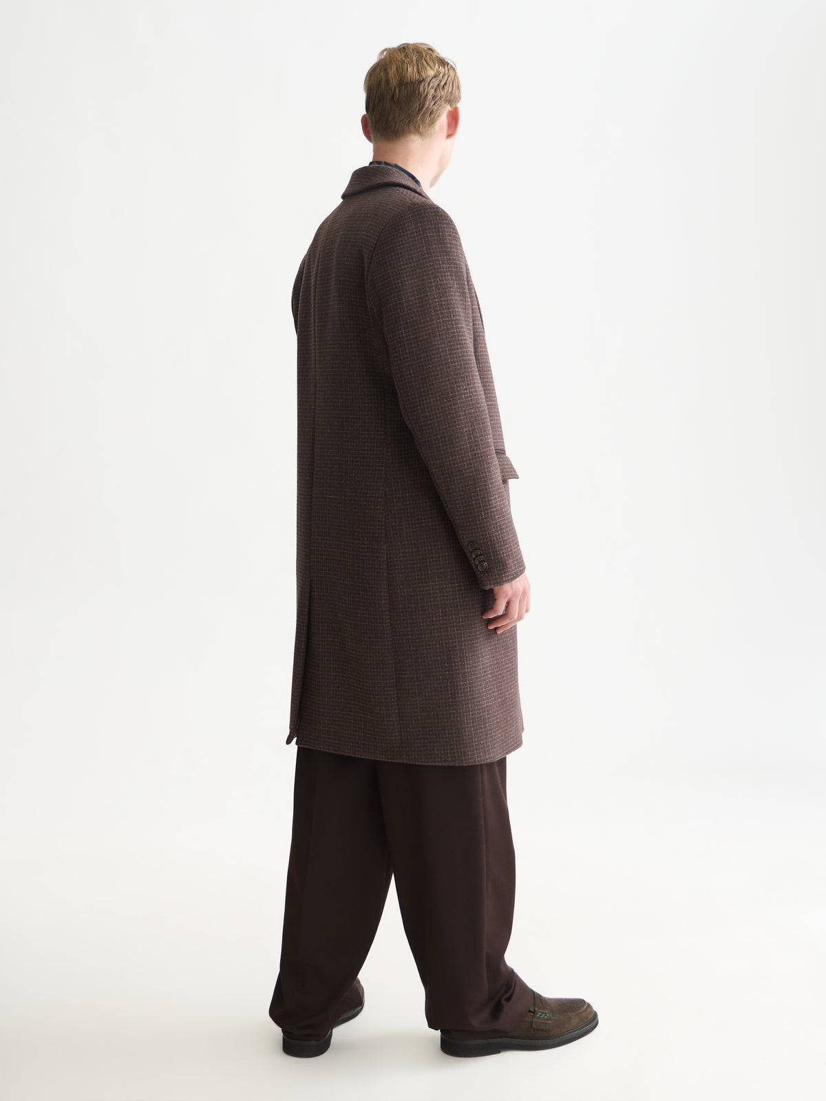 White Smoke מעיל צמר לגברים Classic Wool SCOTCH & SODA