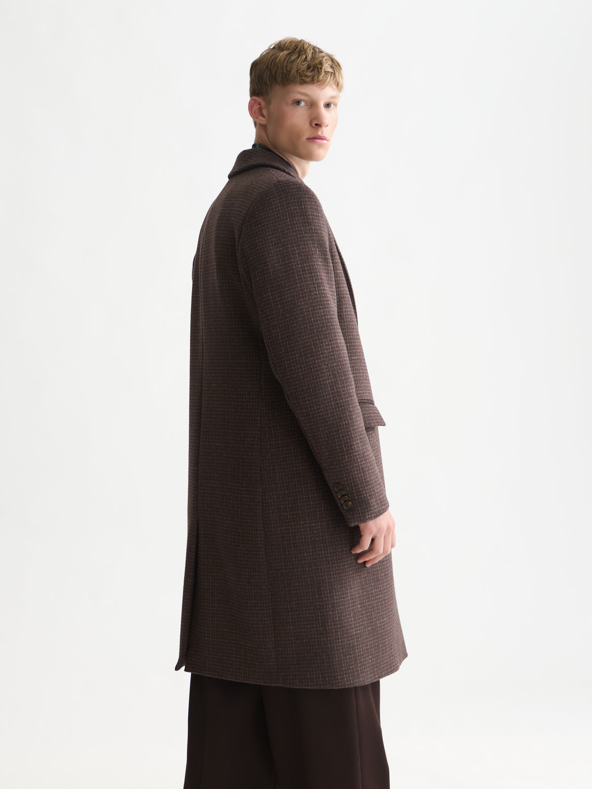 White Smoke מעיל צמר לגברים Classic Wool SCOTCH & SODA