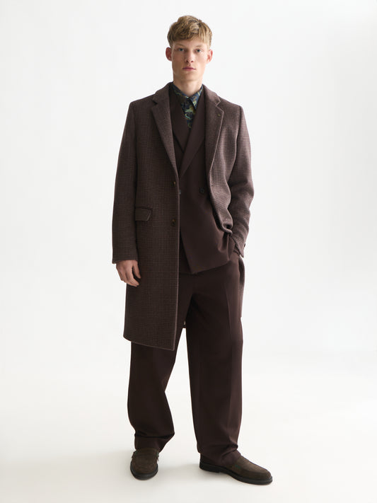 White Smoke מעיל צמר לגברים Classic Wool SCOTCH & SODA