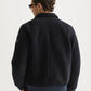 Black ג'קט לגברים Velvet Blouson SCOTCH & SODA