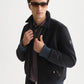 Black ג'קט לגברים Velvet Blouson SCOTCH & SODA