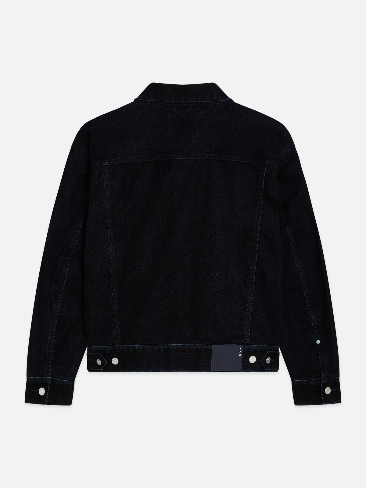 Black ג'קט דנים לגברים Denim Flock Trucker SCOTCH & SODA