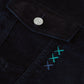 Black ג'קט דנים לגברים Denim Flock Trucker SCOTCH & SODA