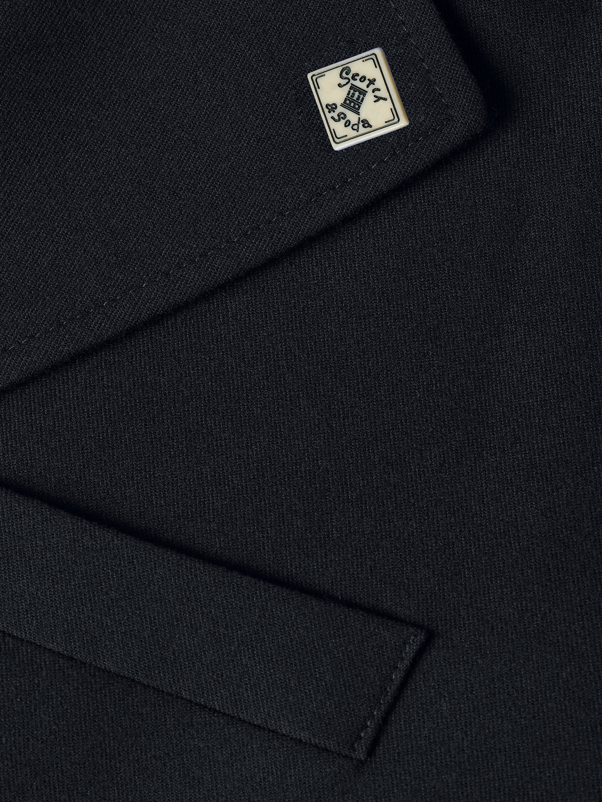 Black בלייזר לגברים Tate Unconstructed SCOTCH & SODA