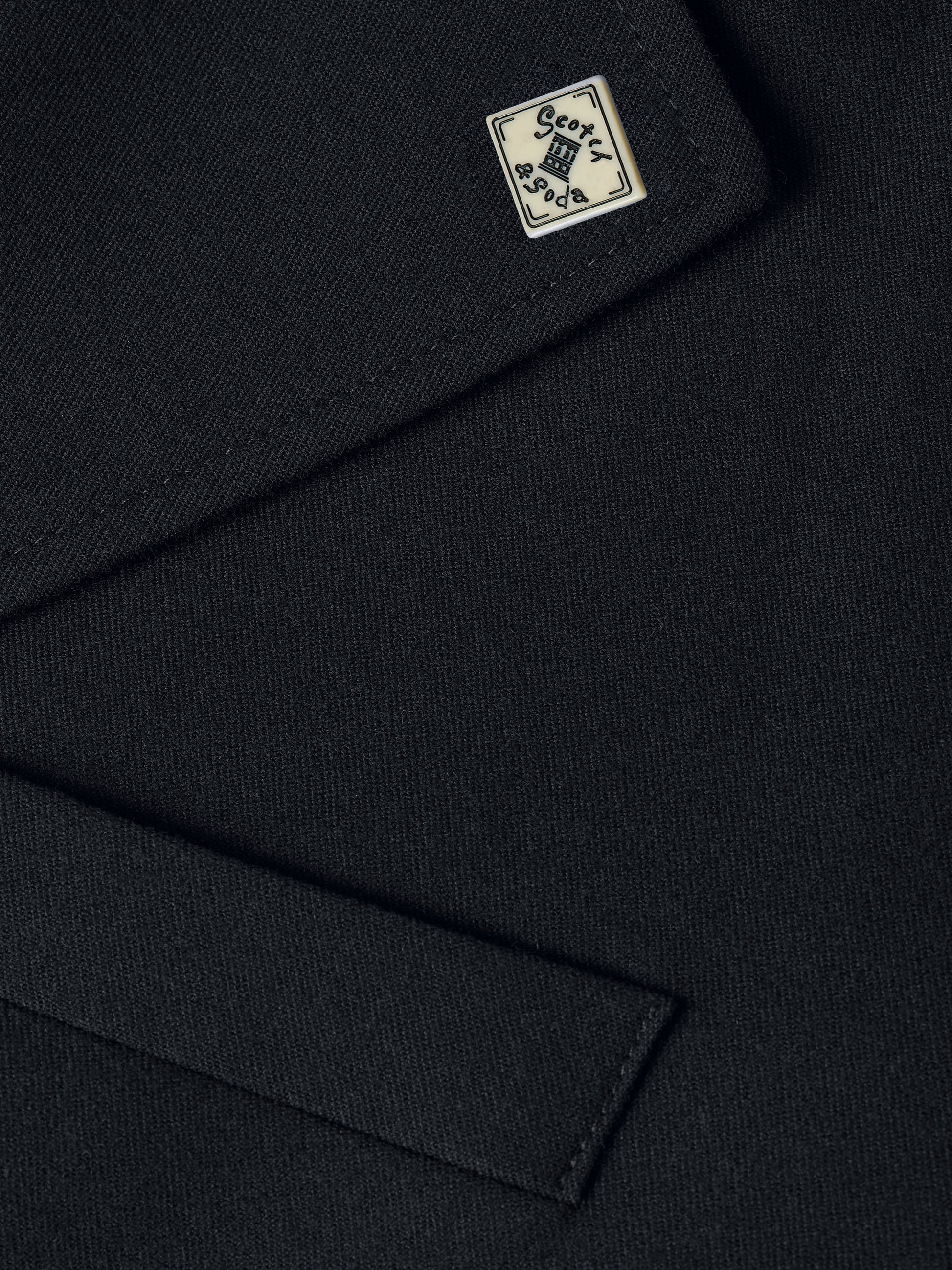 Black בלייזר לגברים Tate Unconstructed SCOTCH & SODA