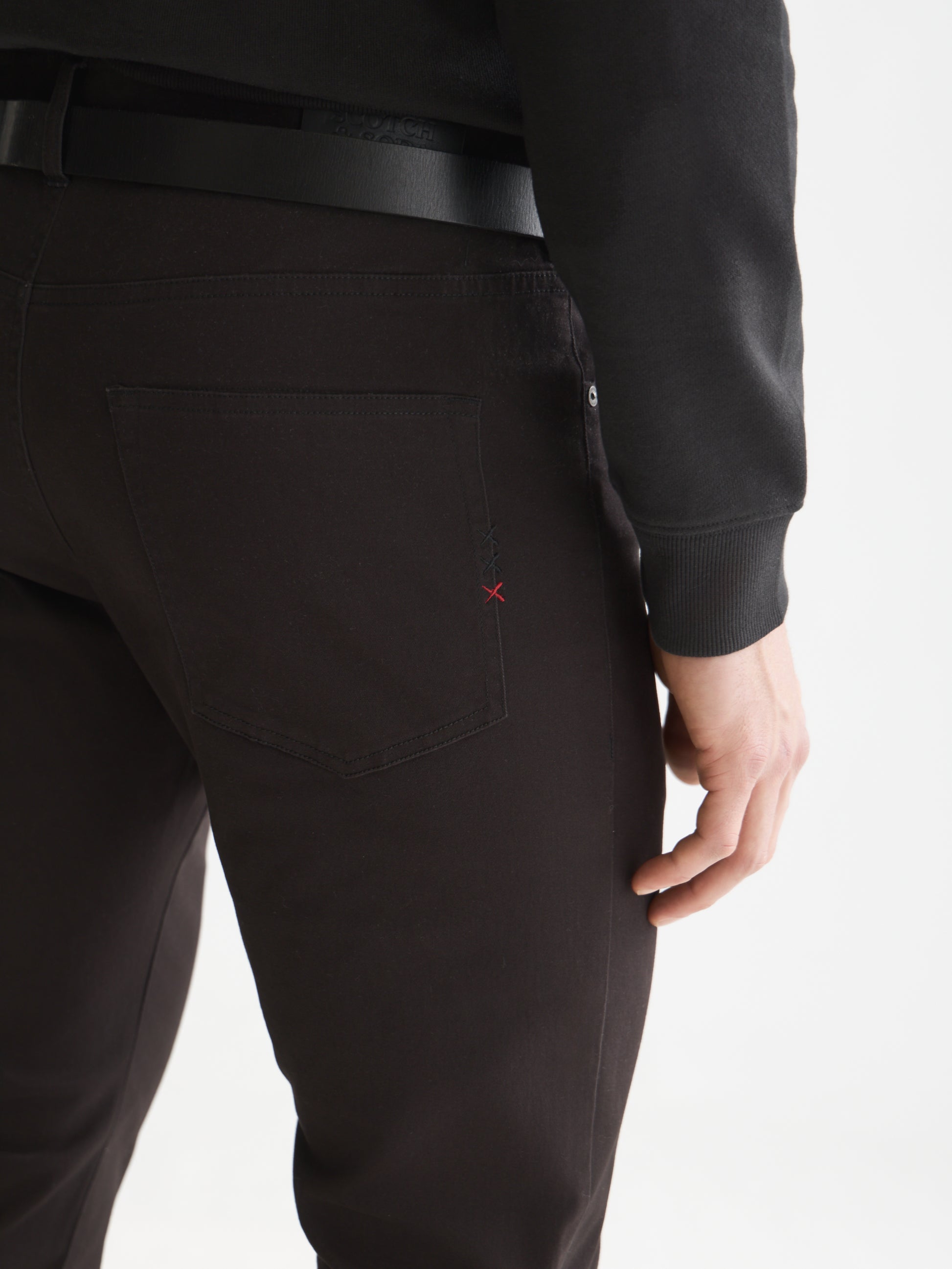 Black מכנסיים ארוכים לגברים Ralston SCOTCH & SODA