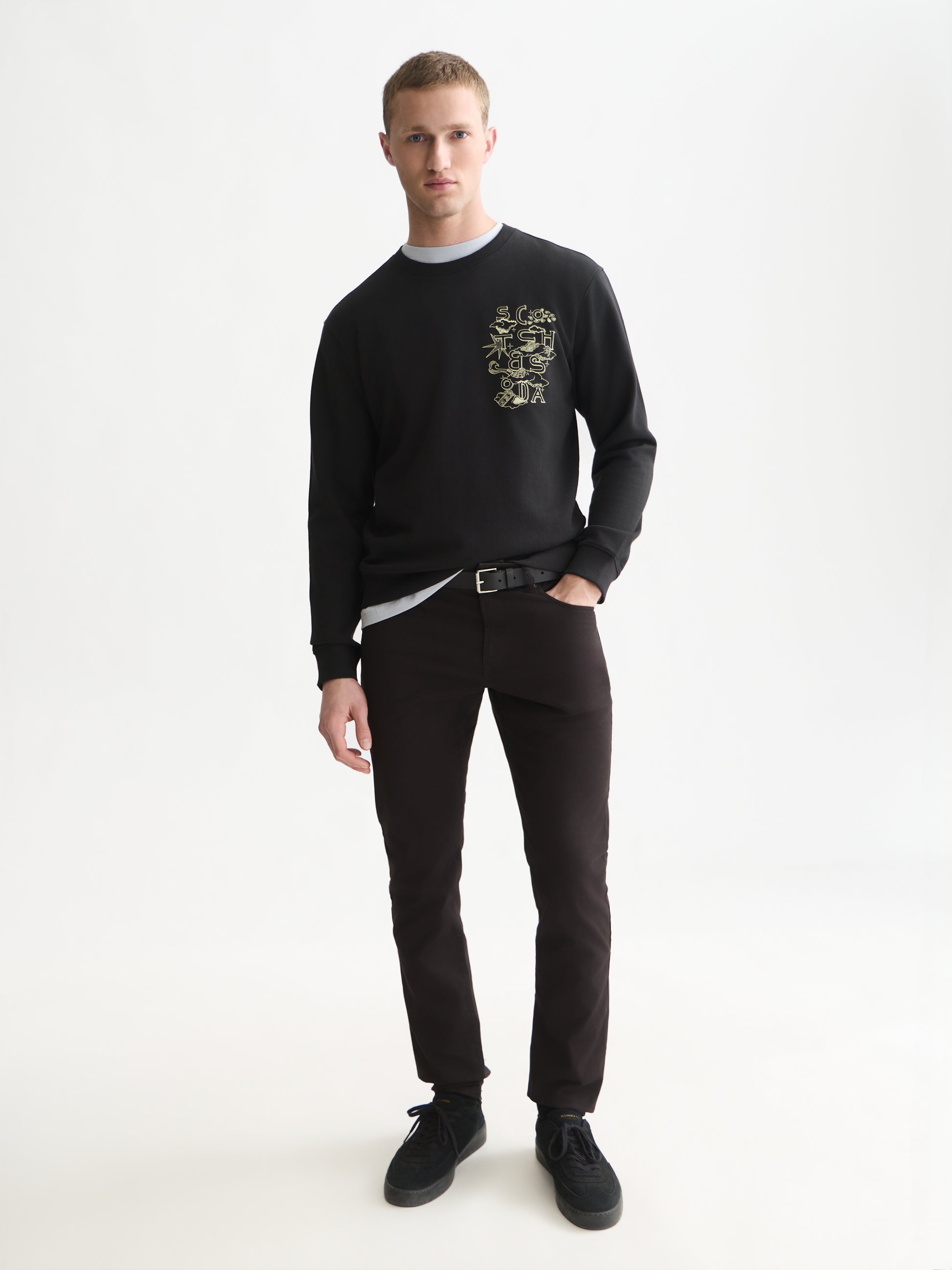 White Smoke מכנסיים ארוכים לגברים Ralston SCOTCH & SODA