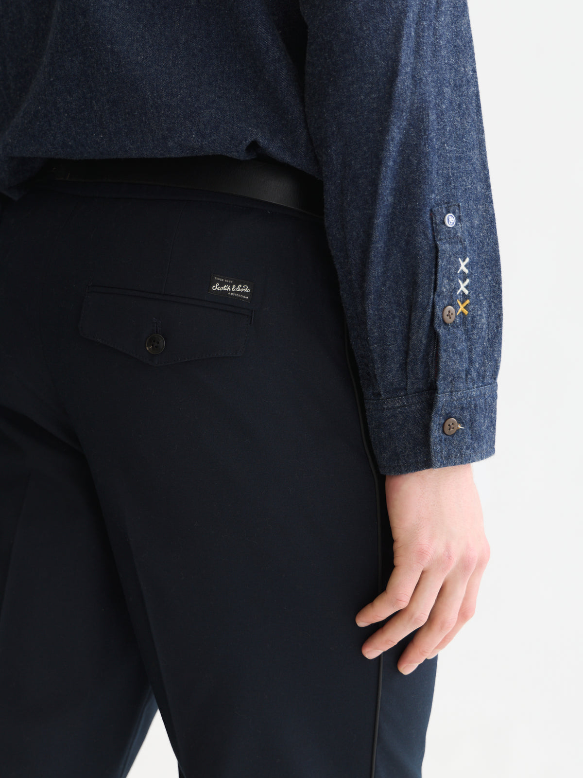 Black מכנסיים ארוכים לגברים Otis SCOTCH & SODA