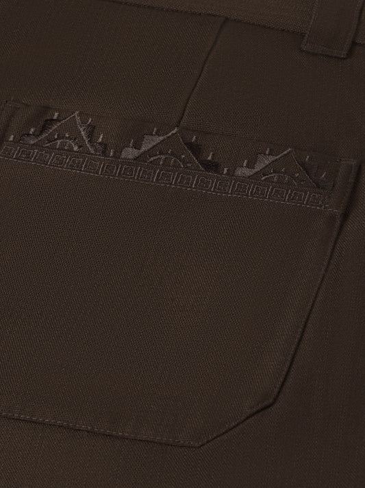 Dark Slate Gray מכנסיים ארוכים לגברים Harper Embroidered SCOTCH & SODA